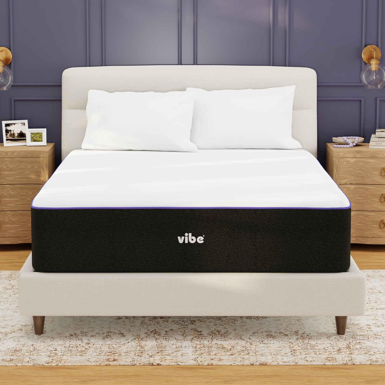 13 in QUEEN Luxury Plush Super Cooling Gel Memory Foam Mattress Bed In A Box NEW