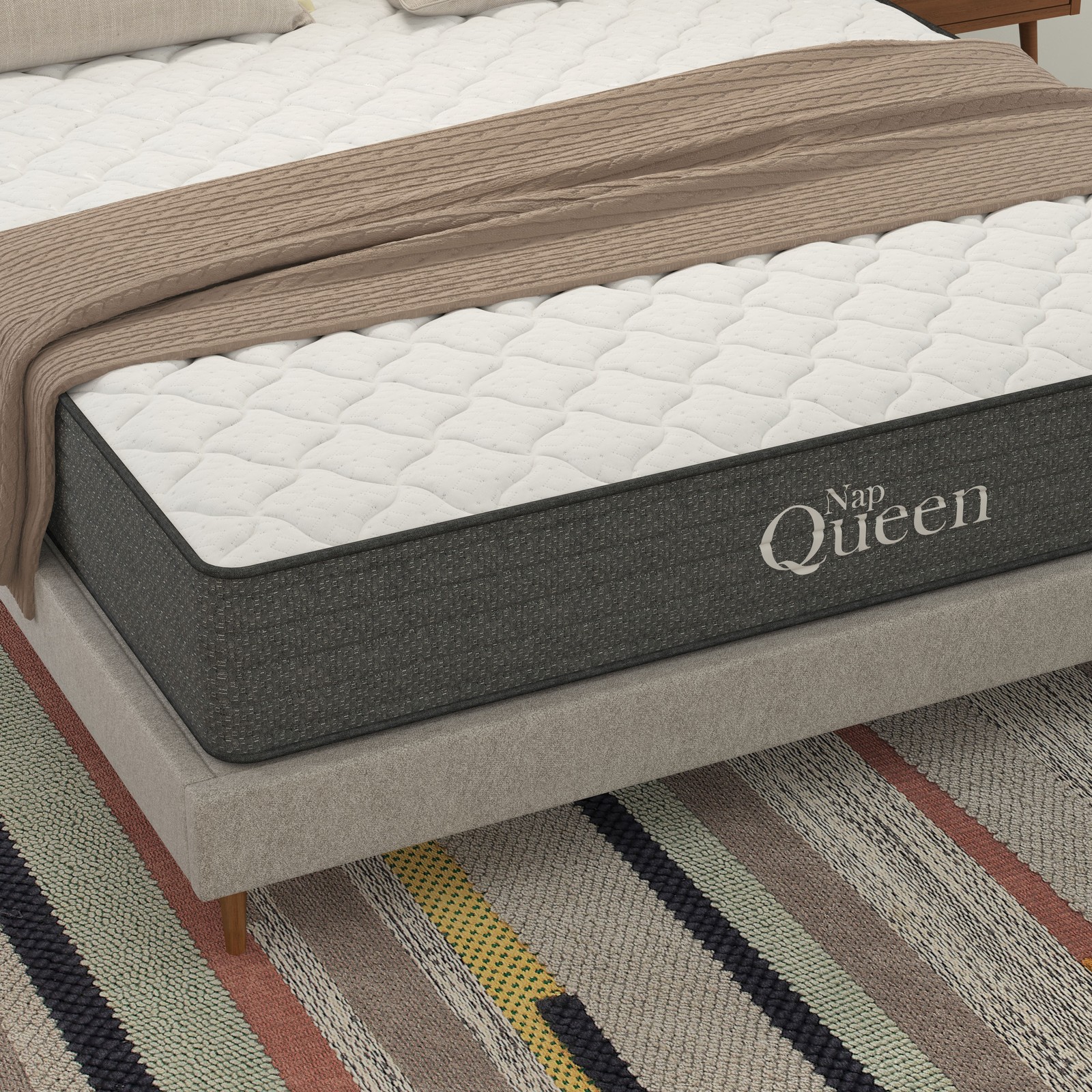 Victoria 10″ Queen Hybrid Mattress – Gel Infused Memory Foam & Pocket Springs