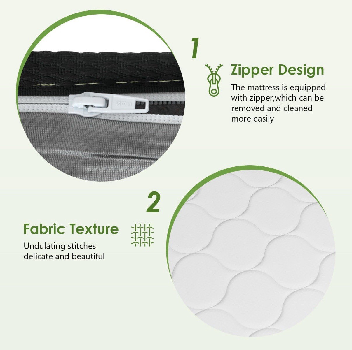 8 Inch Mattress Medium Firm Spring Mattress Cool Sleep Pressure Relief Full S…