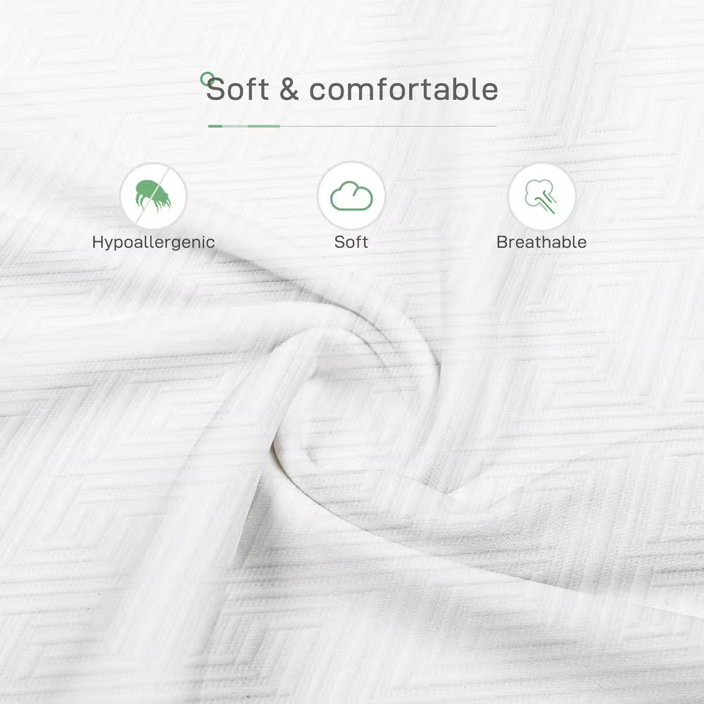 Tight Top 12 In. Medium Gel Memory Foam Twin XL Mattress, Oeko-Tex Standard 100