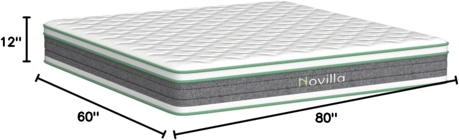 Luxury 12-Inch Medium Firm Hybrid Mattress – Pocket Coil & Gel Memory Foam