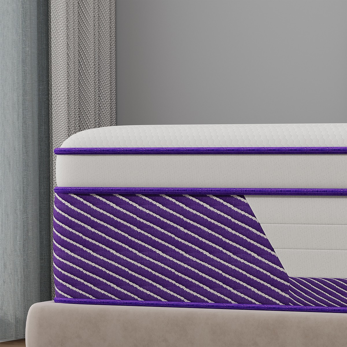 12 Inch Hybrid Spring Mattress in Box Gel Memory Foam Twin Full Queen King Size