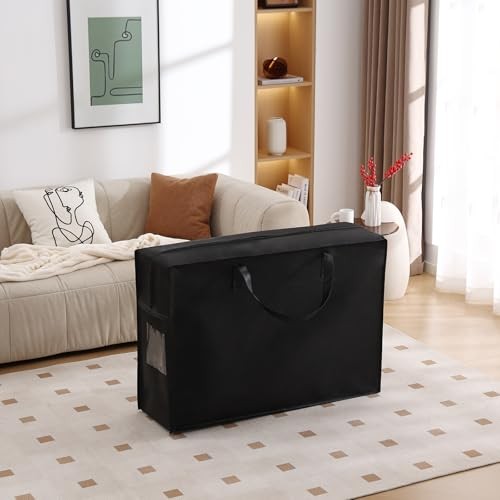 Folding Mattress Storage Bag, Carry Case for Fits:4“ Twin&Twin XL Mattress