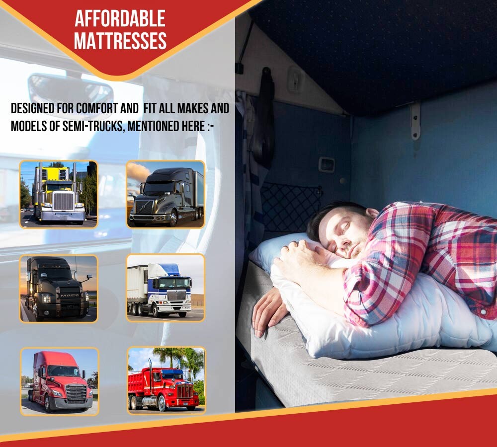 5.5″ Mattress for RV Trailer 30″x78″ – Breathable Trailer Bed Mattress