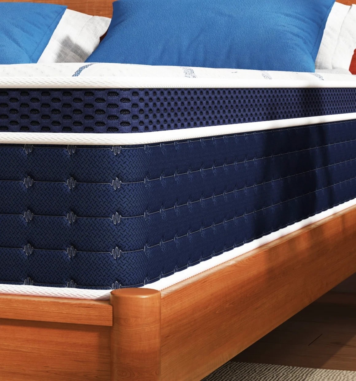 10″ Colchones FULL Size 10 Pulgadas Espuma Memory Foam Hybrid Mattress Modern