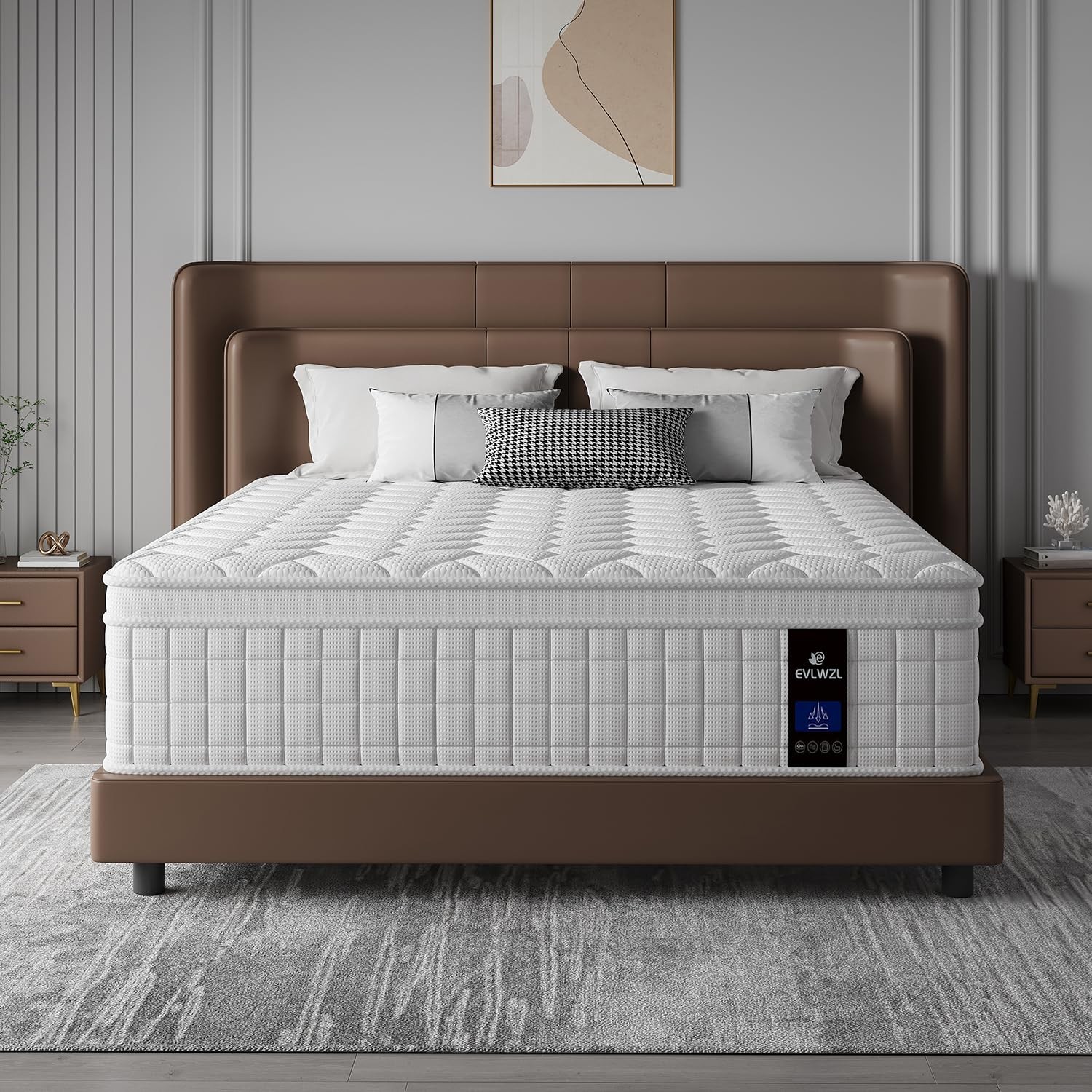 Full Size Mattress,10 inch Memory Foam Hybrid Mattresses in a Box，Full Mattre…