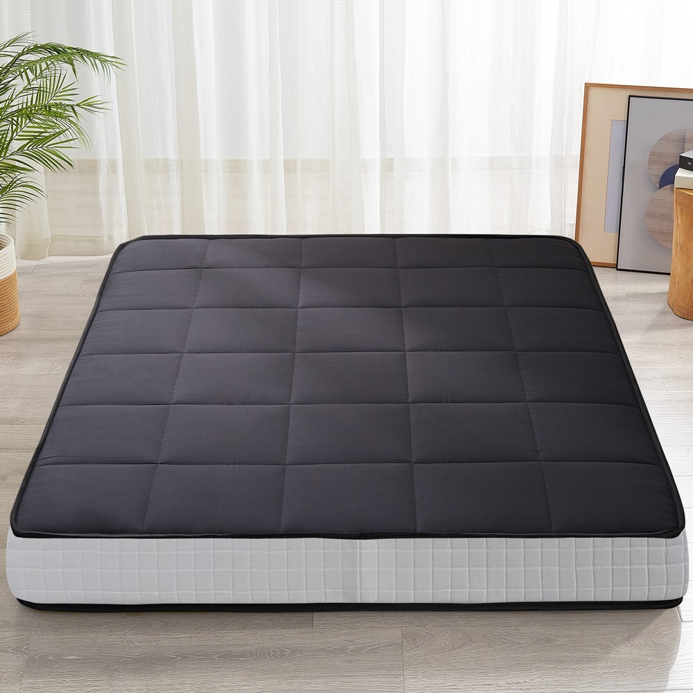 6″ Thick Japanese Foldable Futon Mattress Topper Floor Mattress Pad Guest Bed