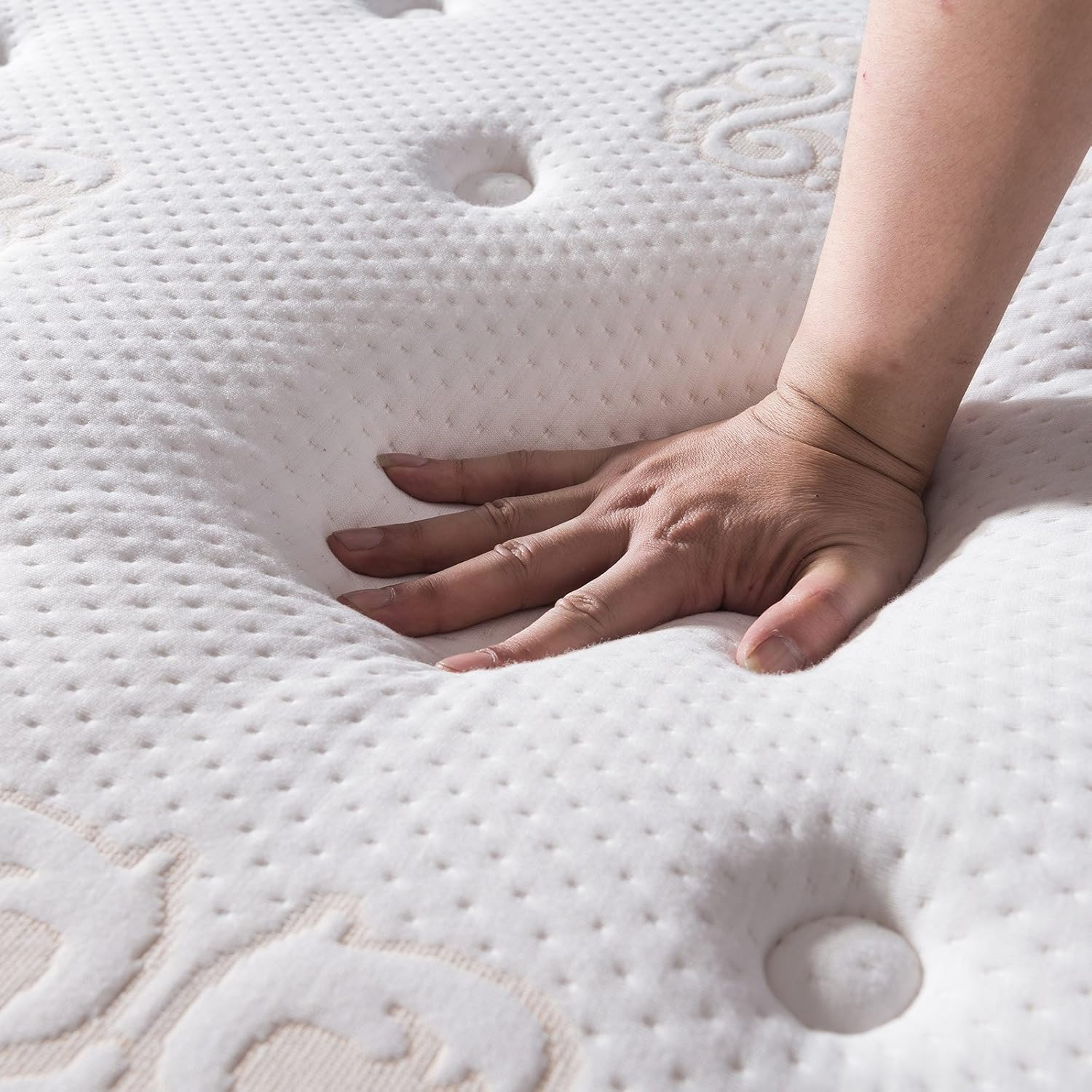 Full Mattress 11.4 Inch Memory Foam Innerspring Independently Encased Coil Hybri