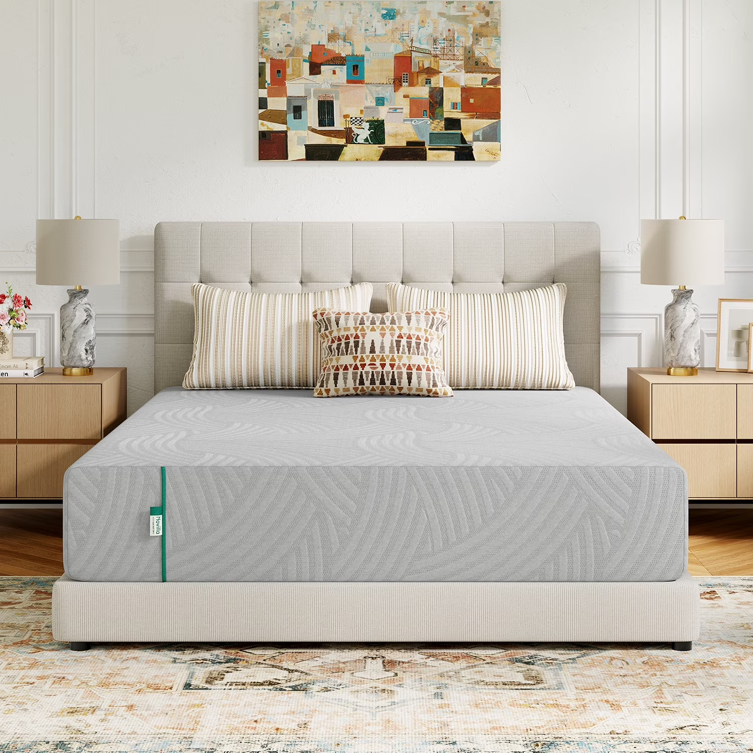 8 Inch Full Memory Foam Mattress Medium Firm Bed in a Box Washable Cover