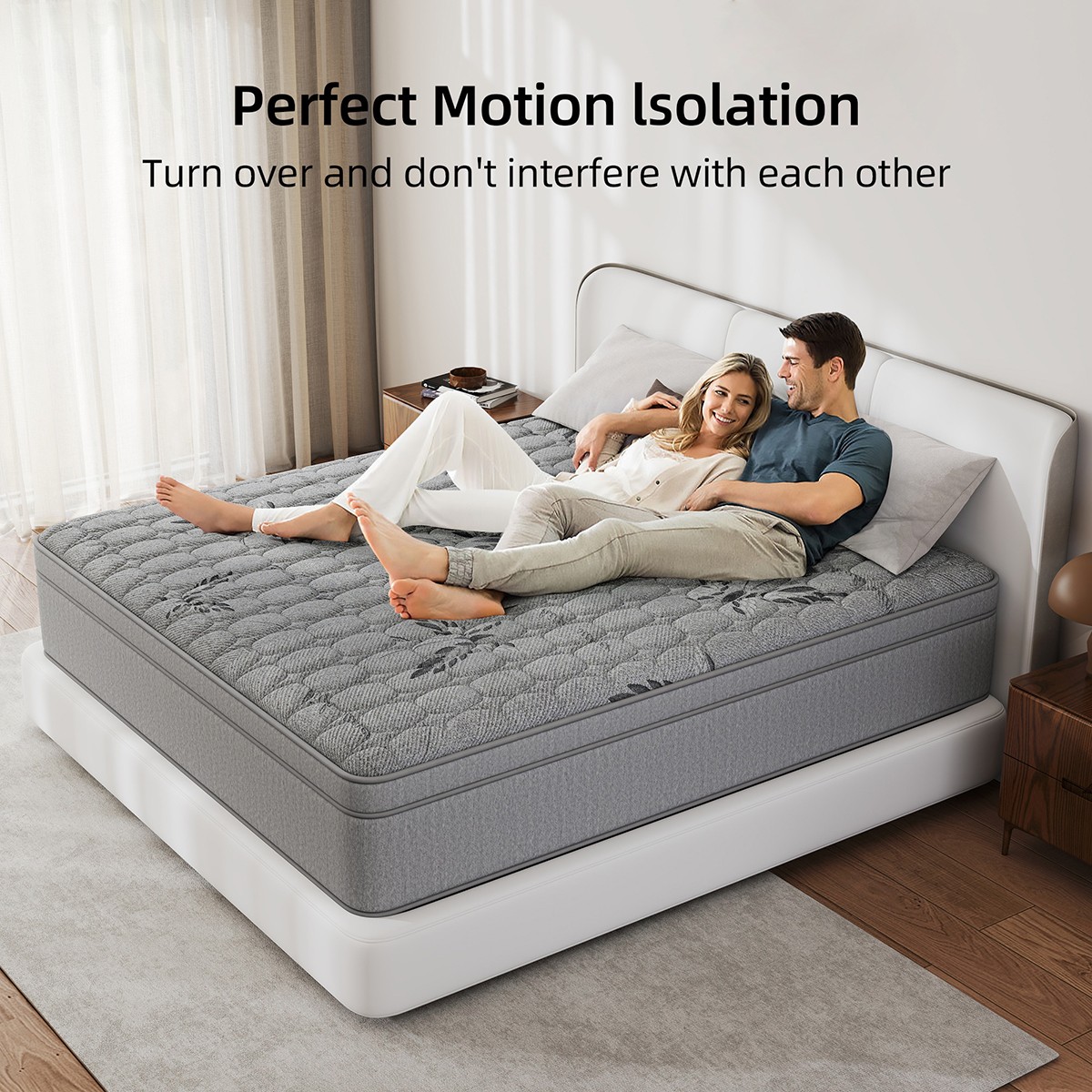 12″14″ Gel Memory Foam Mattress In A Box Pocket Spring Twin Full Queen King Size