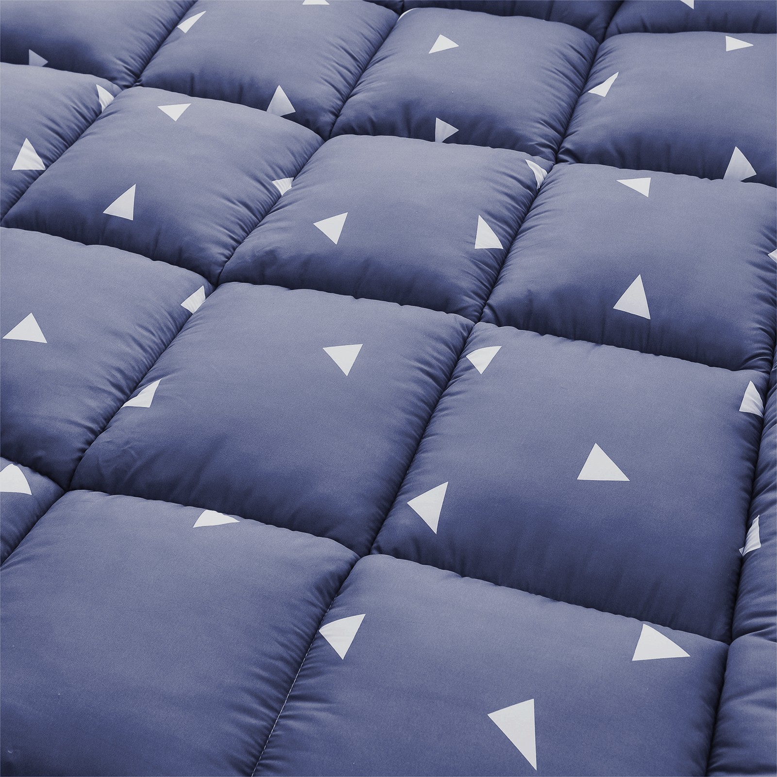 Extra Thick Mattress Topper Quilted Mattress Sleeping Mat Soft Breathable Pad