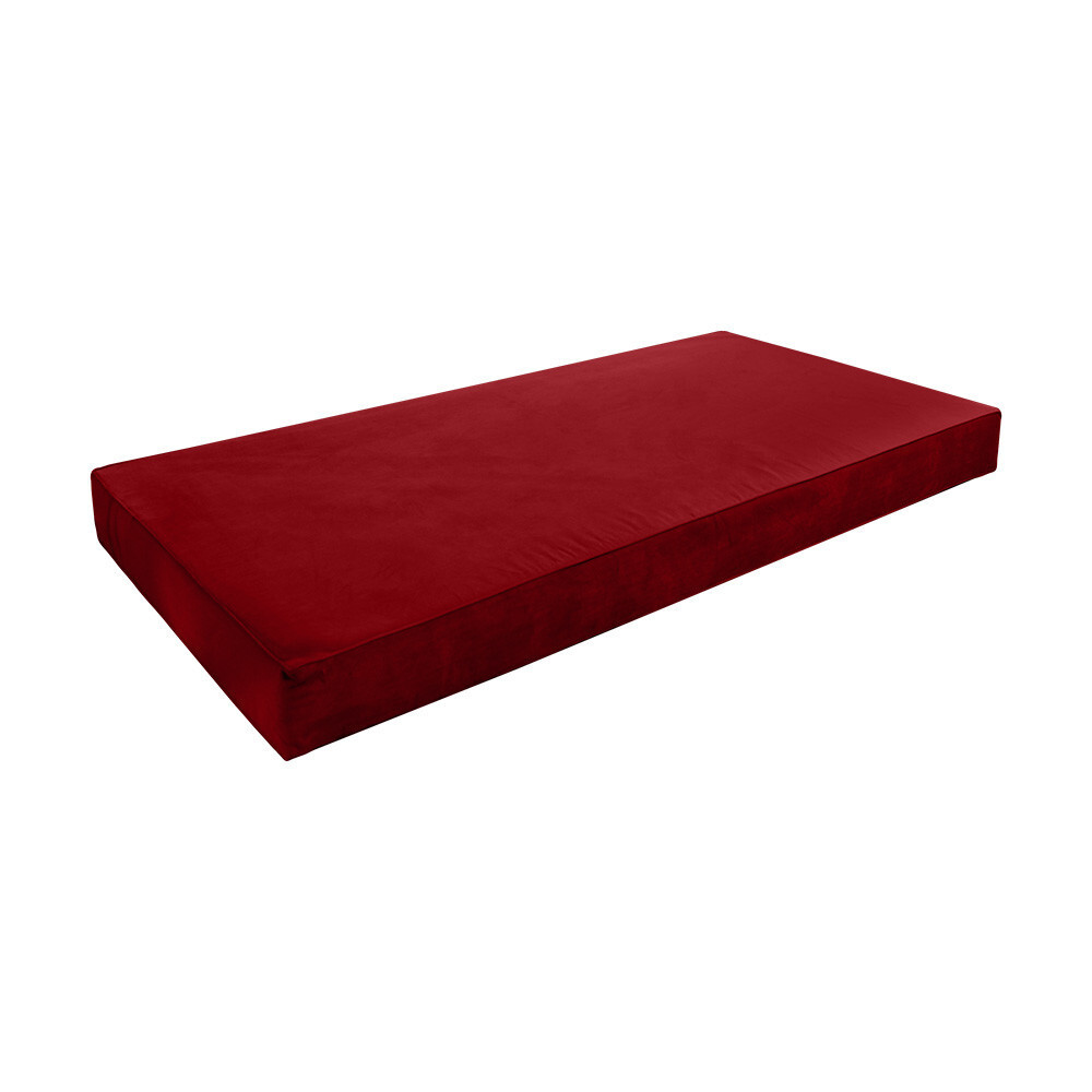 Same Pipe 8″ Twin 75x39x8 Velvet Indoor Daybed Mattress |COVER ONLY|-AD369