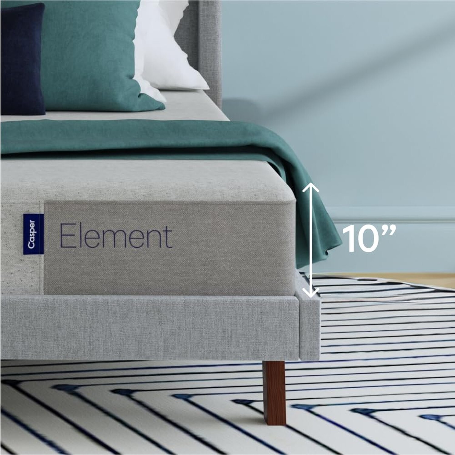Casper Sleep Element, Queen Medium Firm Mattress – Memory Foam + Support – 10…