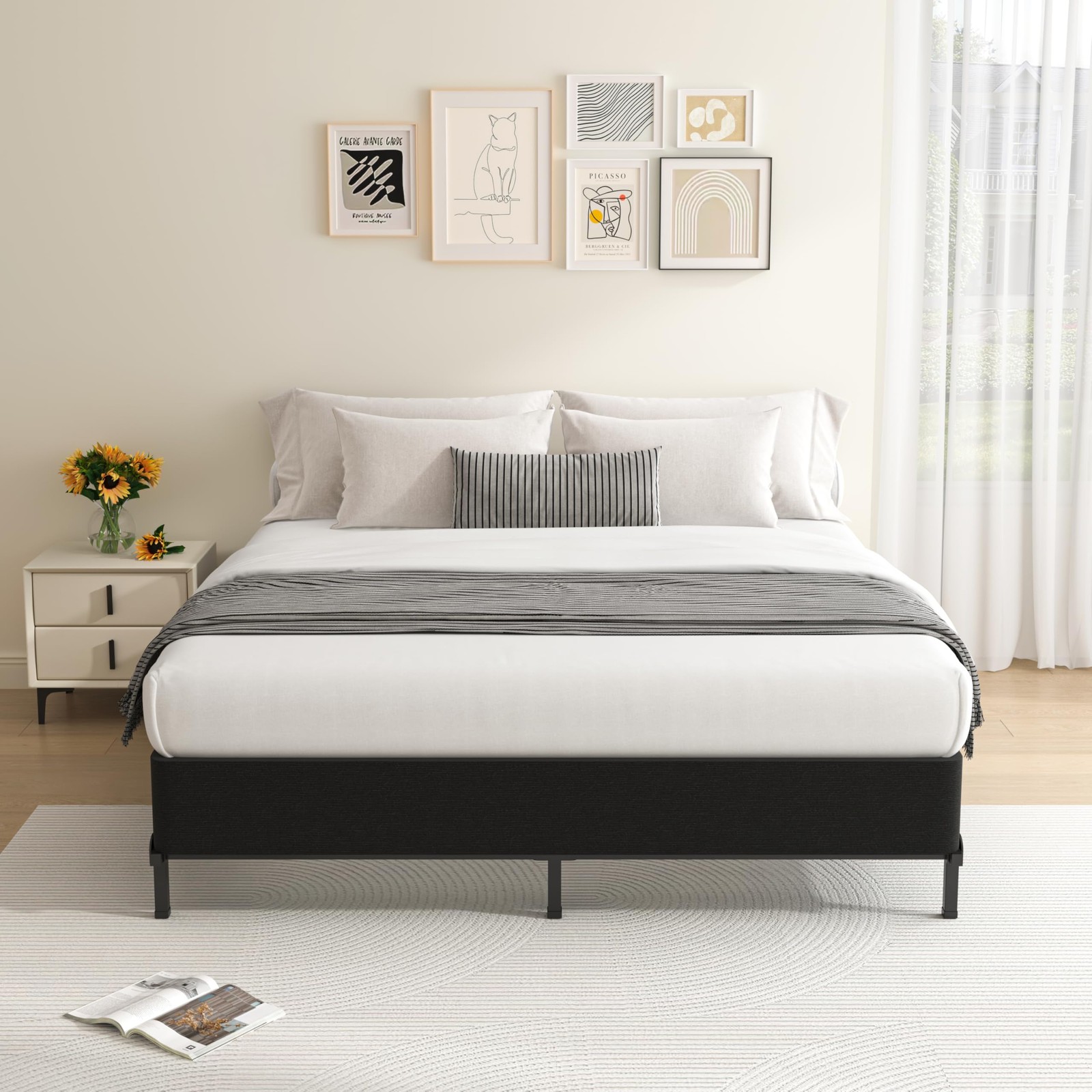 MAF Queen Box Spring 10 Inch High Profile for Queen, 10