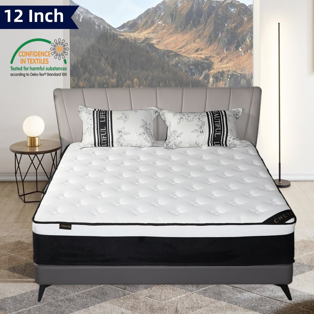 12 Inch Mattress Twin Full Queen King Luxury Spring Memory Foam Bed in a box