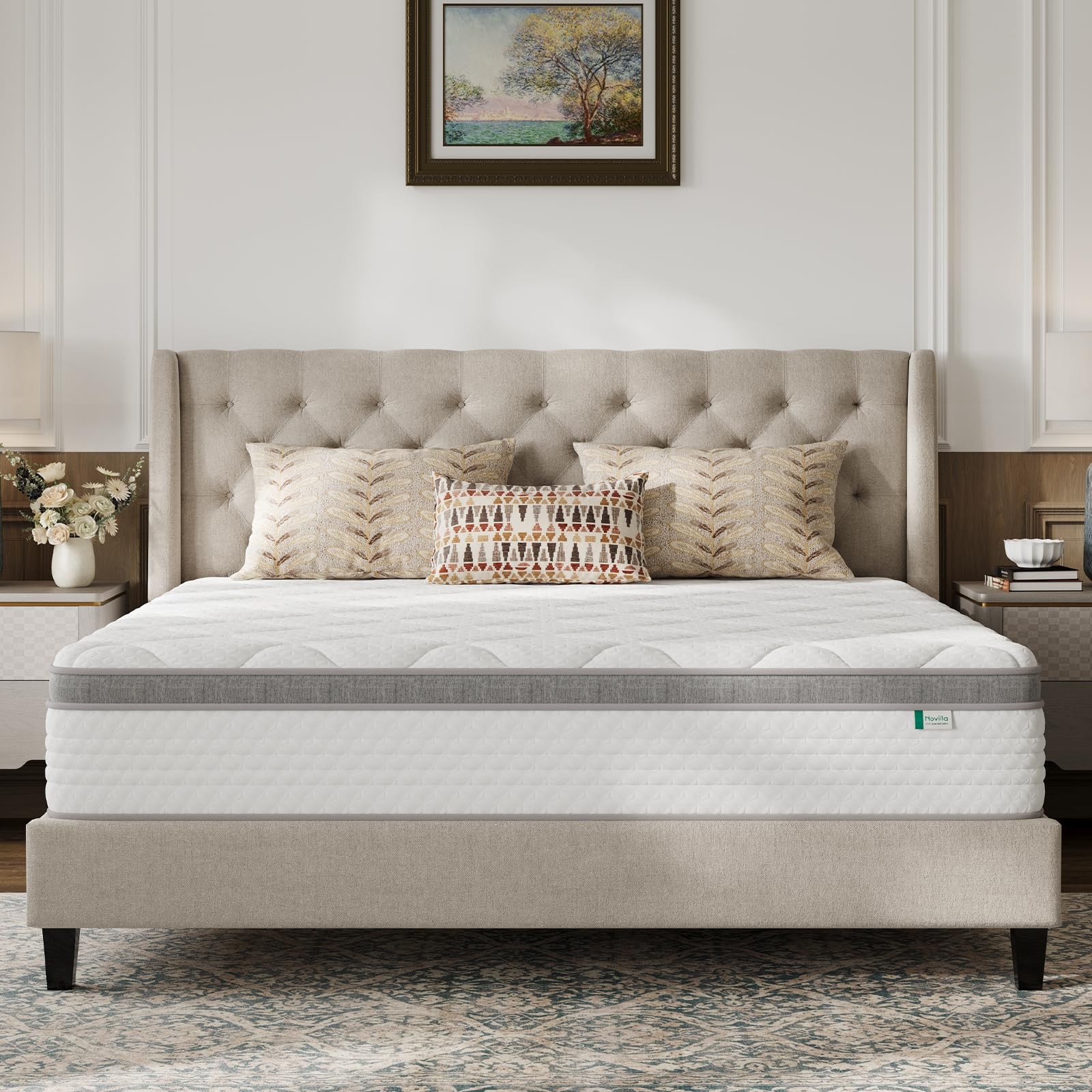 Novilla 12″ Hybrid Mattress Queen
