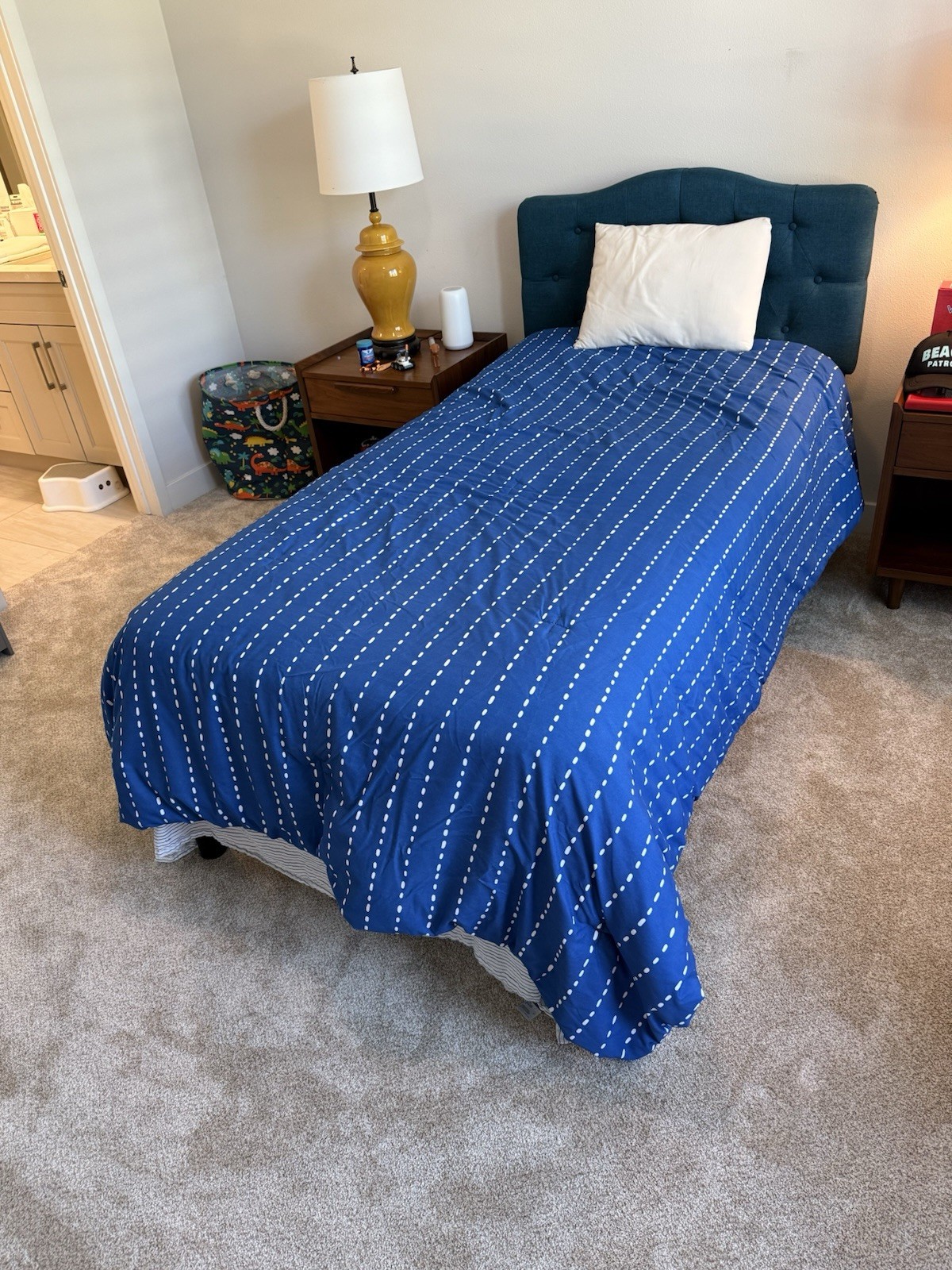 Serta Perfect Sleeper Twin Medium Innerspring Breathable Mattress and Bed Frame