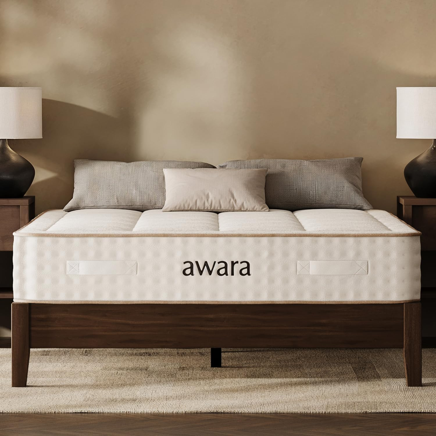 Natural Hybrid Full Mattress 10 Inch – Certified Organic Natural Latex – Sustain