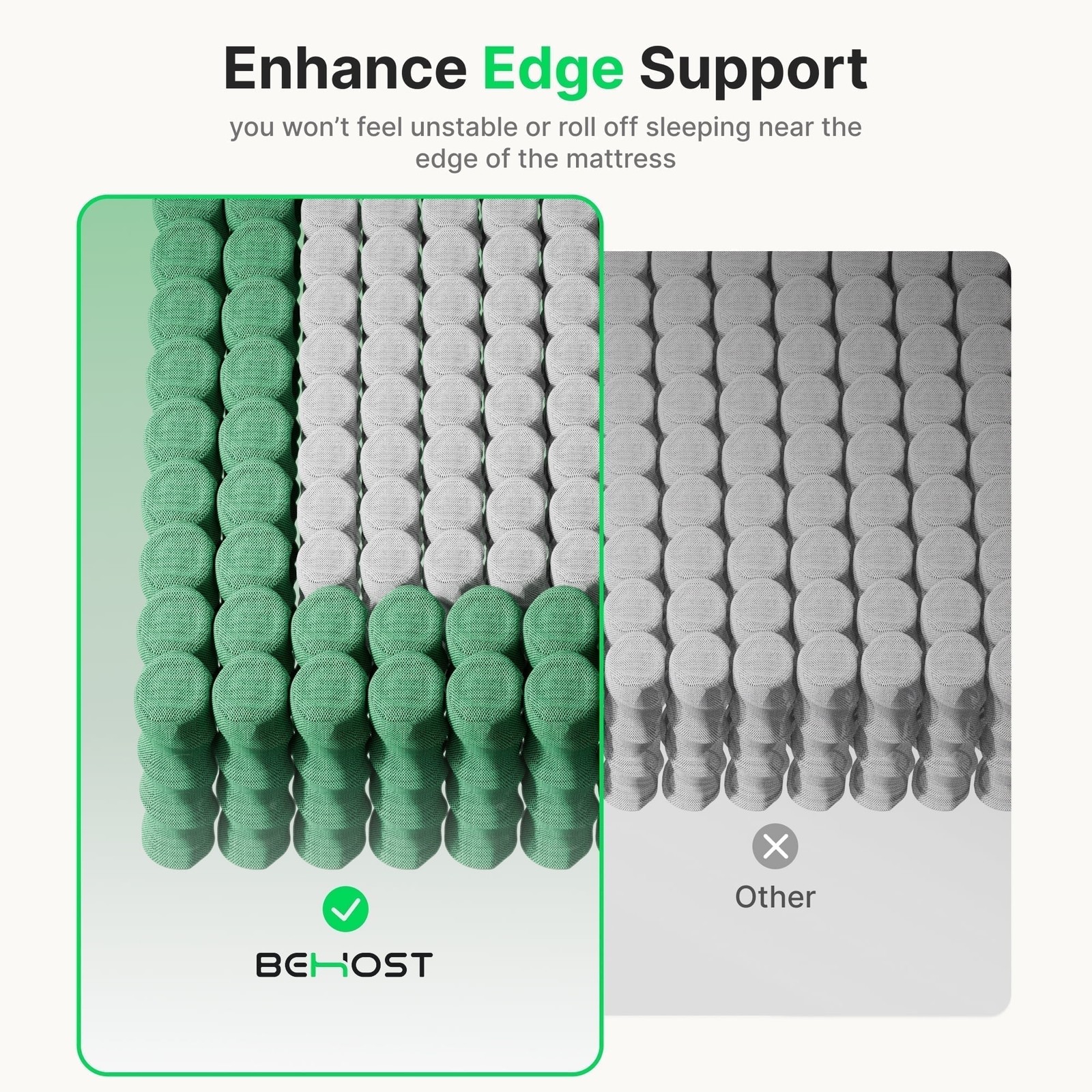 10″ Colchones FULL Size De Espuma 10 Pulgadas Memory Foam Mattress Hybrid Bed