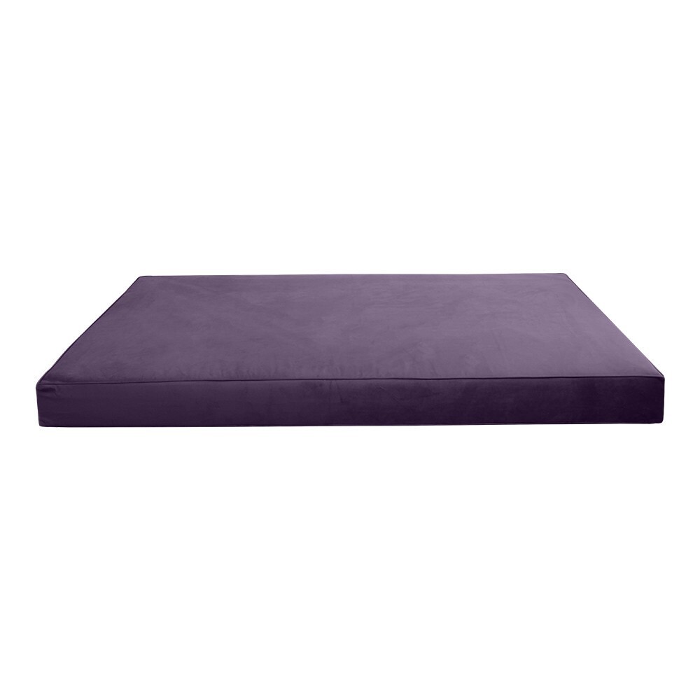 Same Pipe 6″ Twin-XL 80x39x6 Velvet Indoor Daybed Mattress |COVER ONLY|-AD339