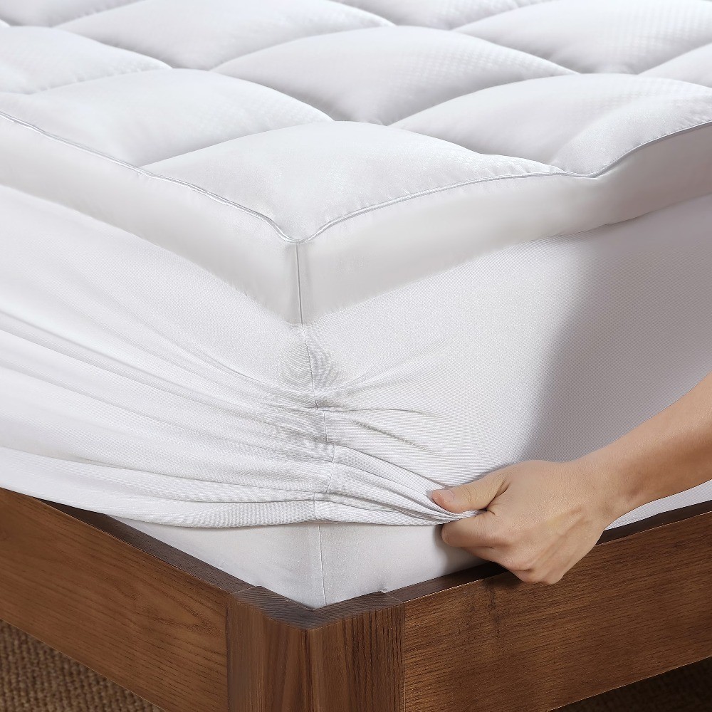 Ultra Plush Pillow Top Mattress Topper King Size Premium Soft Bed Topper