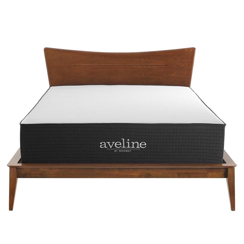 Modway Aveline 14″ Modern Style Memory Foam Full Mattress in White