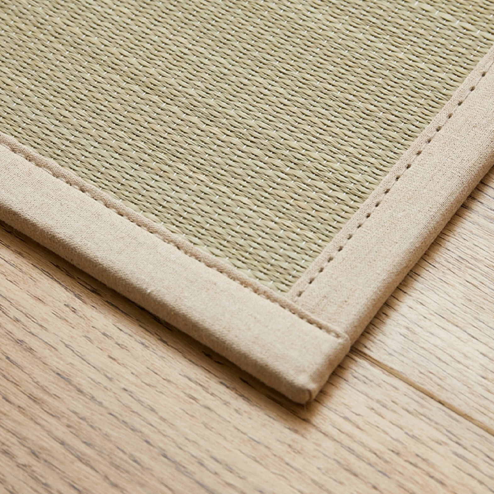 HAGIHARA Tatami Mattress Queen Japanese rush grass Futon mat Foldable Beige 2607