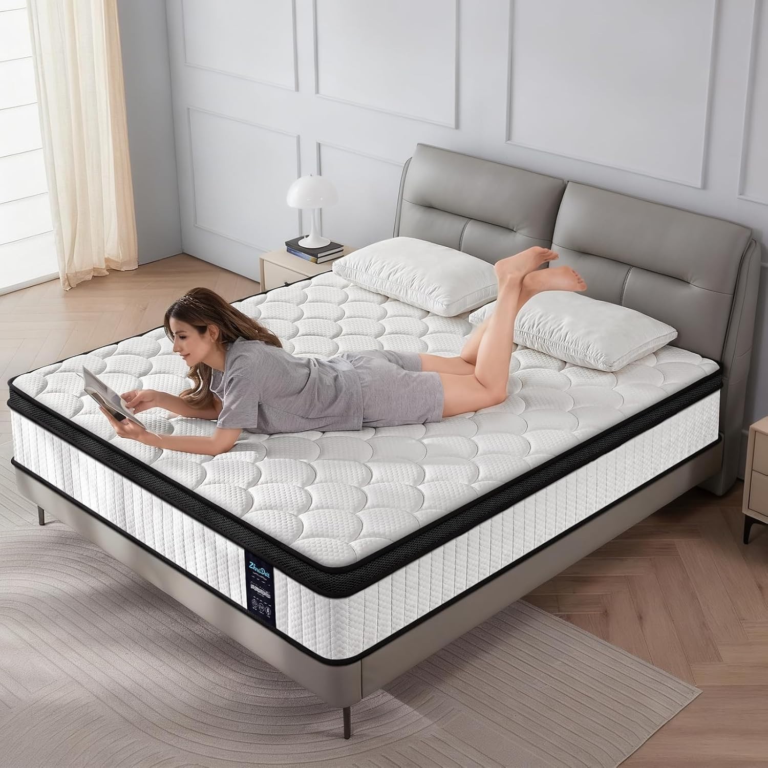 Medium Firm Hybrid Twin Mattress – CertiPUR-US Certified Sleep Solution