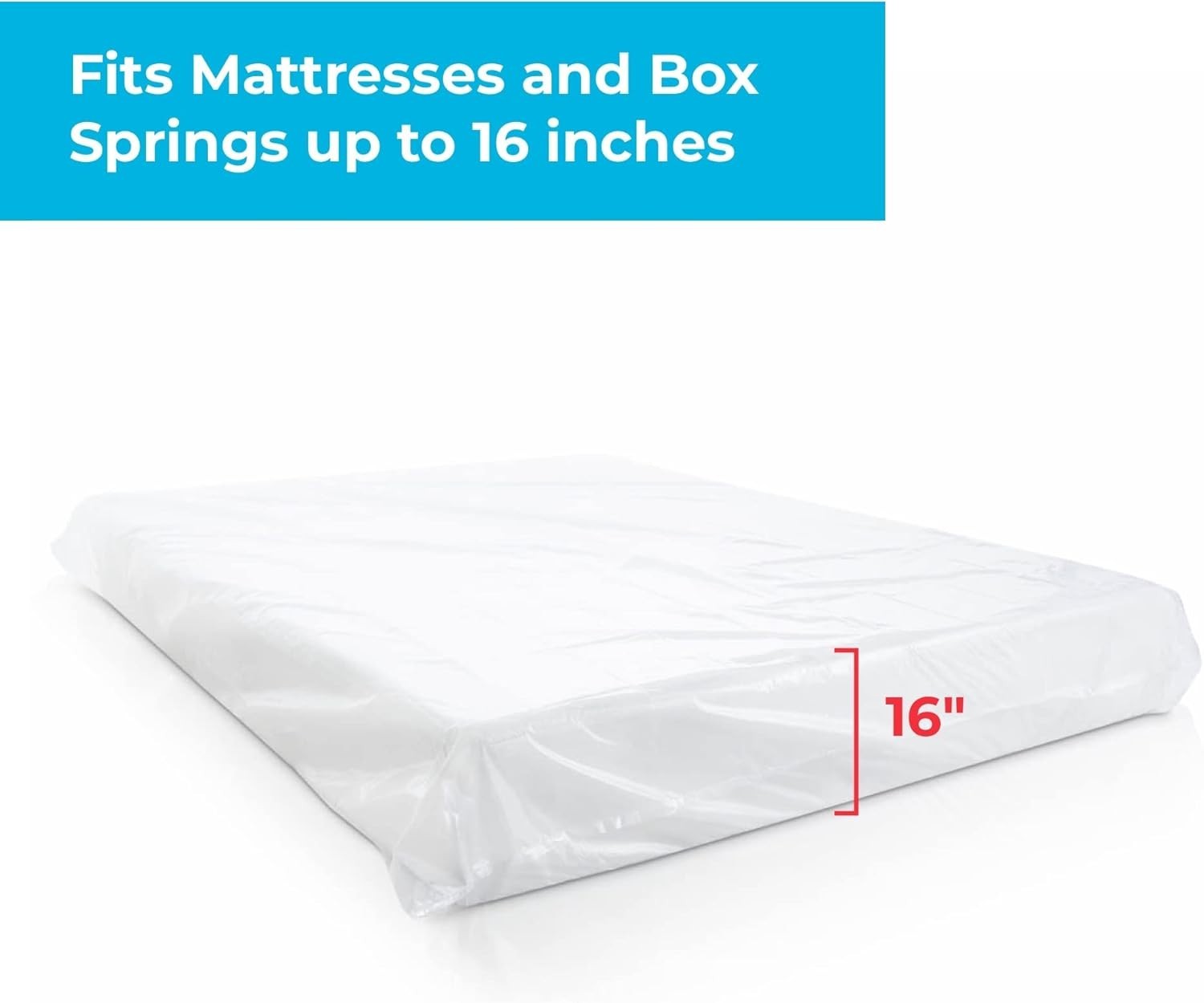 Waterproof Mattress Bags for King/Cal King – 2 Count Durable Storage Solution