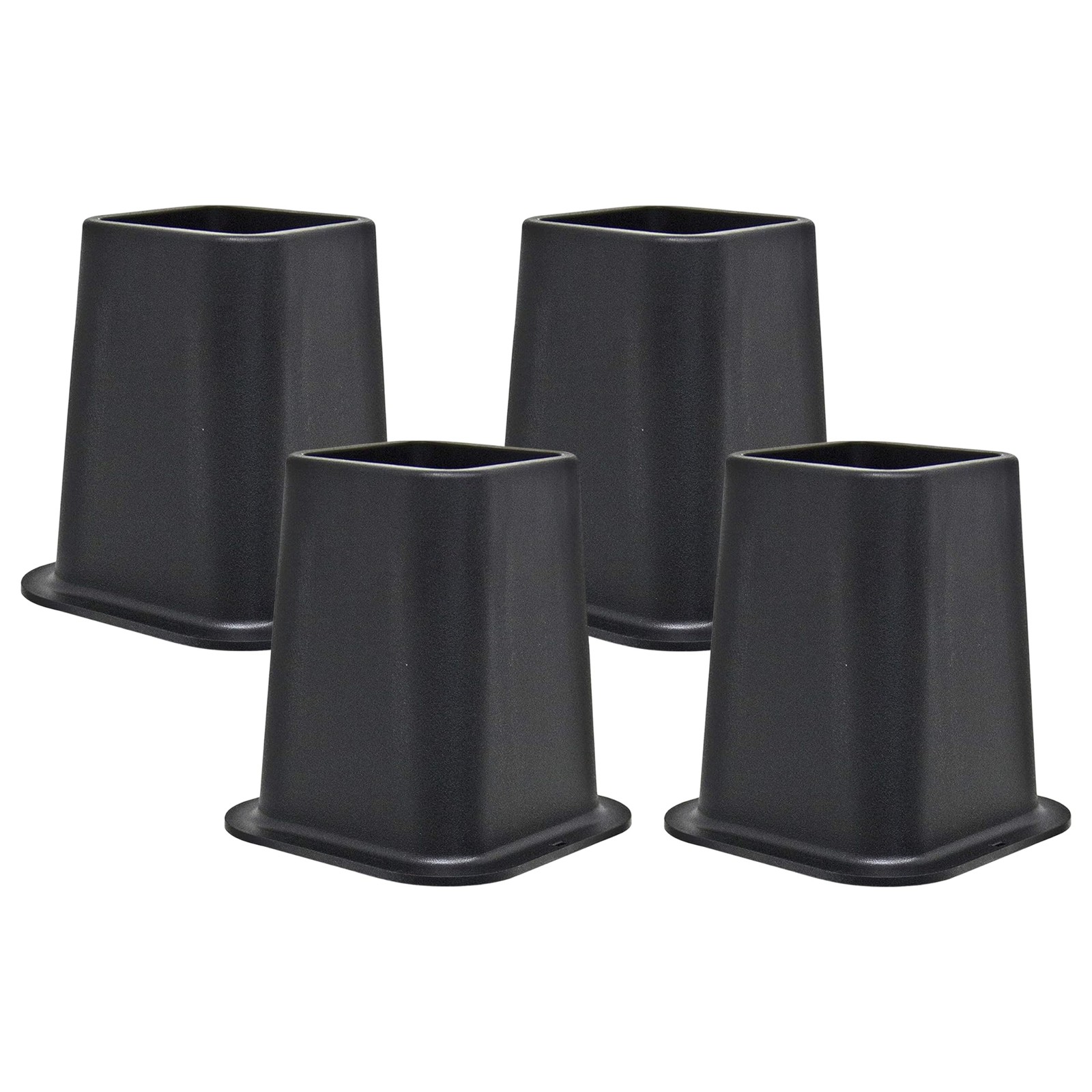 Kings Brand Furniture 6-inch Bed Risers 6 inches x 6 x 6 inches, Black