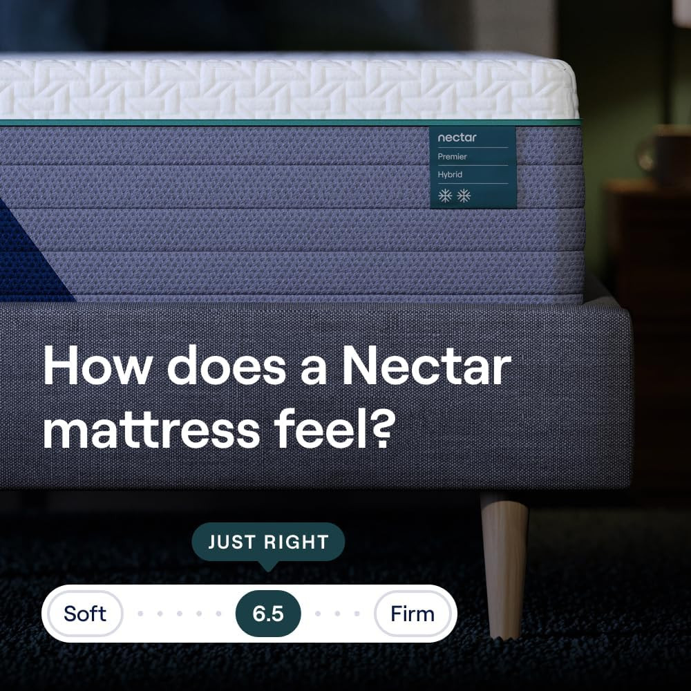 Premier Hybrid 13” Queen Mattress – Medium Firm – Memory Foam & Innerspring Coil