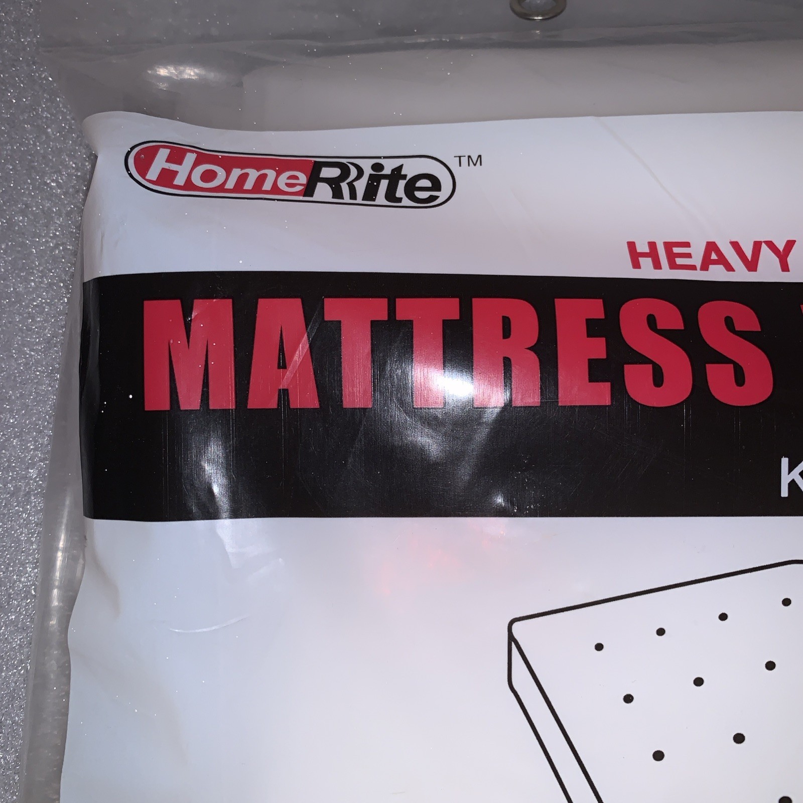 HomeRite Mattress Bag Heavy Weight 78” X 96” X 14” KING SIZE One ( 1 ) Bag