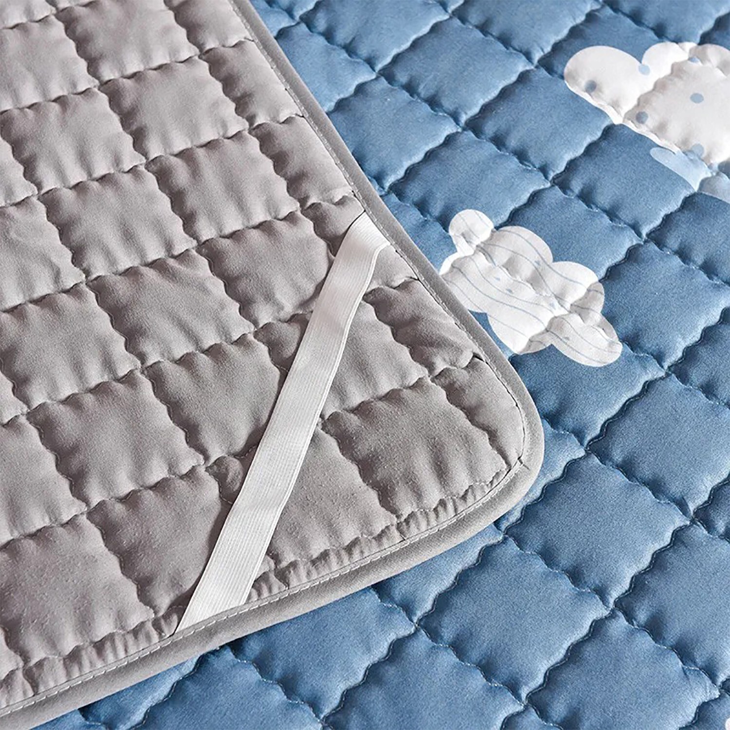 Queen Size Mattress Topper, 1200 GSM Cooling Cushion, Mattress Pad for Back Pain