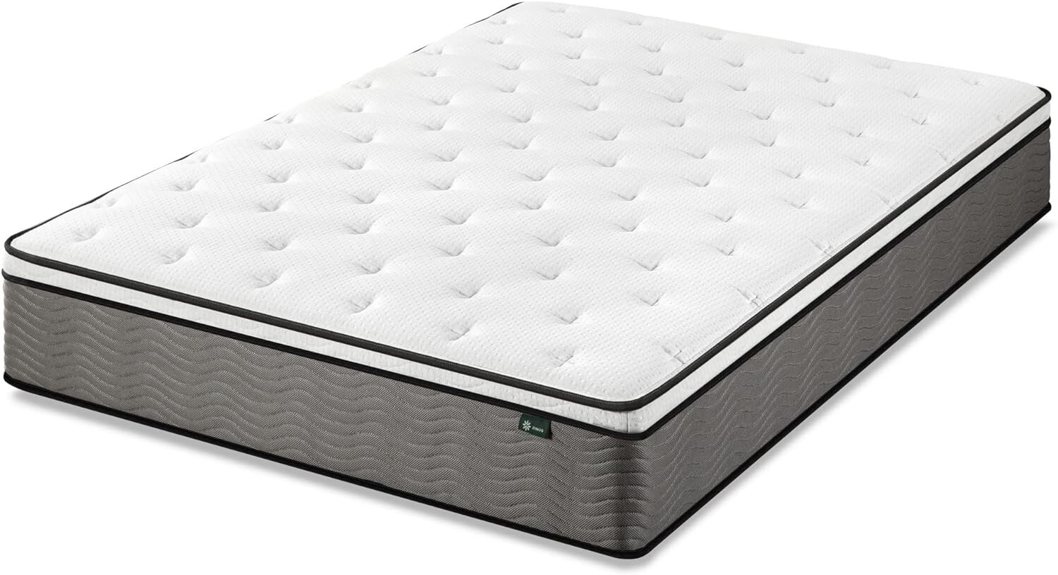 Slumber 1 by Zinus Maximum Support Plus Extra Firm 12” Inch Twin Spring Mattress