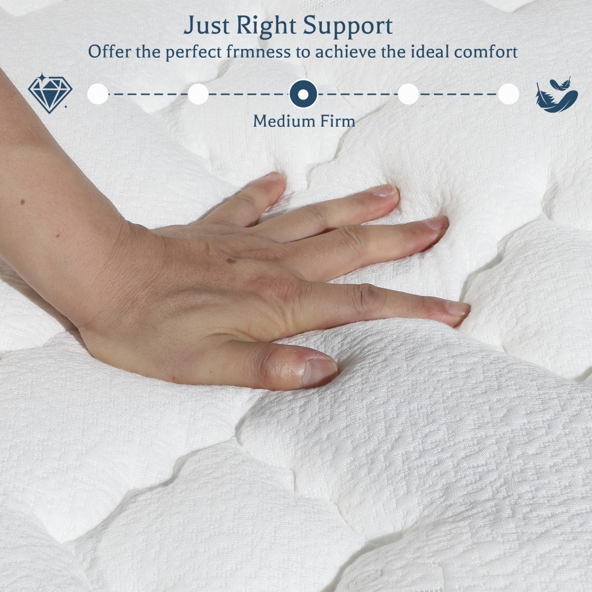12/14 Inch Mattress Twin Full Queen King Size Medium Firm Soft Mattress in a box