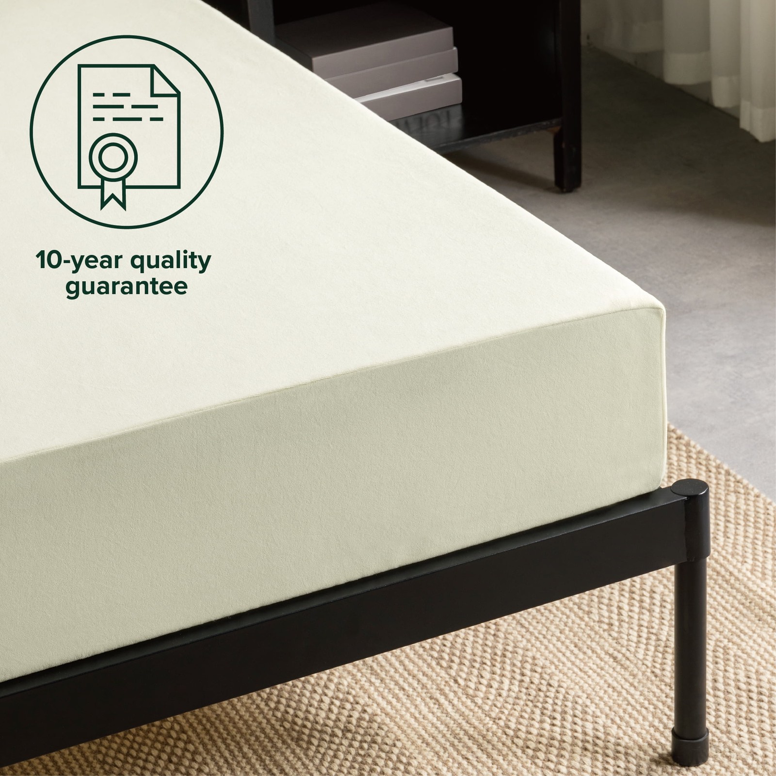 Zinus Gel Airflow 6″ Tight Top Memory Foam Mattress CertiPUR-US Certified, Full