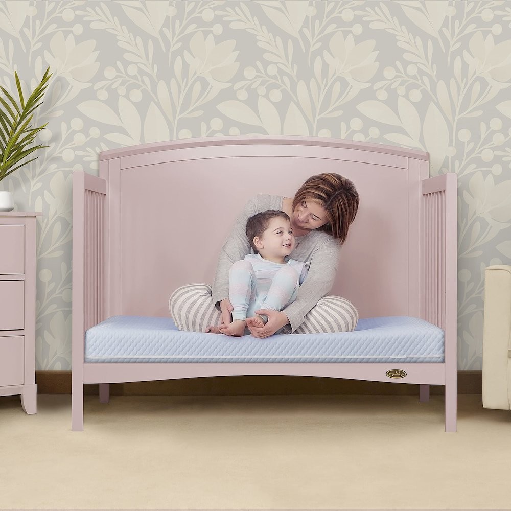 Evolur Sleep, Comfort Balance Plus With Antimicrobial Copper Fiber Crib And…