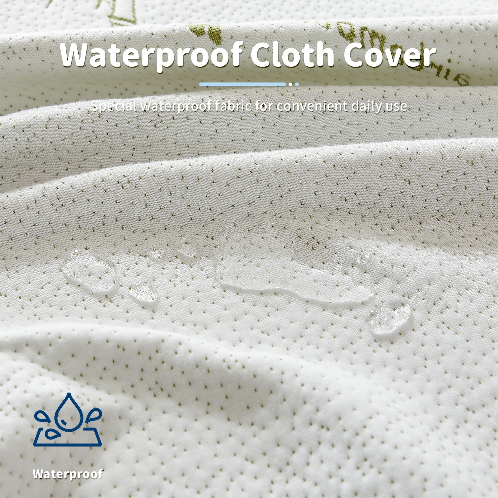 5″ 6″ Waterproof Gel Memory Foam Mattress with Breathable Bamboo Cover in a Box