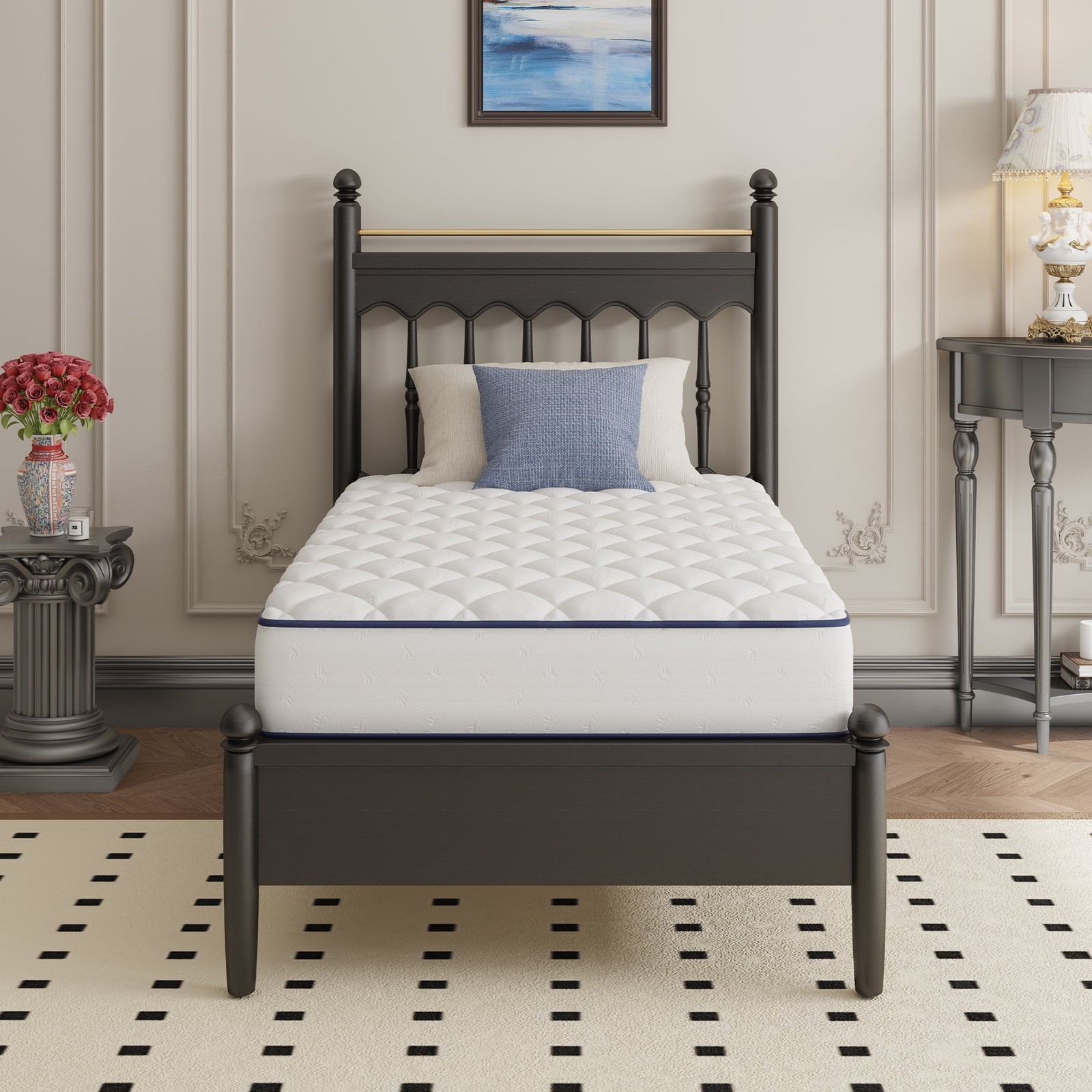 Colchón De Muelles Twin Size 6 Pulgadas Para Cama Colchones En Oferta Baratos US