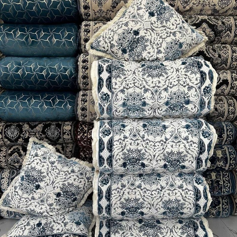 Goblin Fabric Cotton Mat & Pillow Set (Kurpacha) – Natural Cotton Filling,