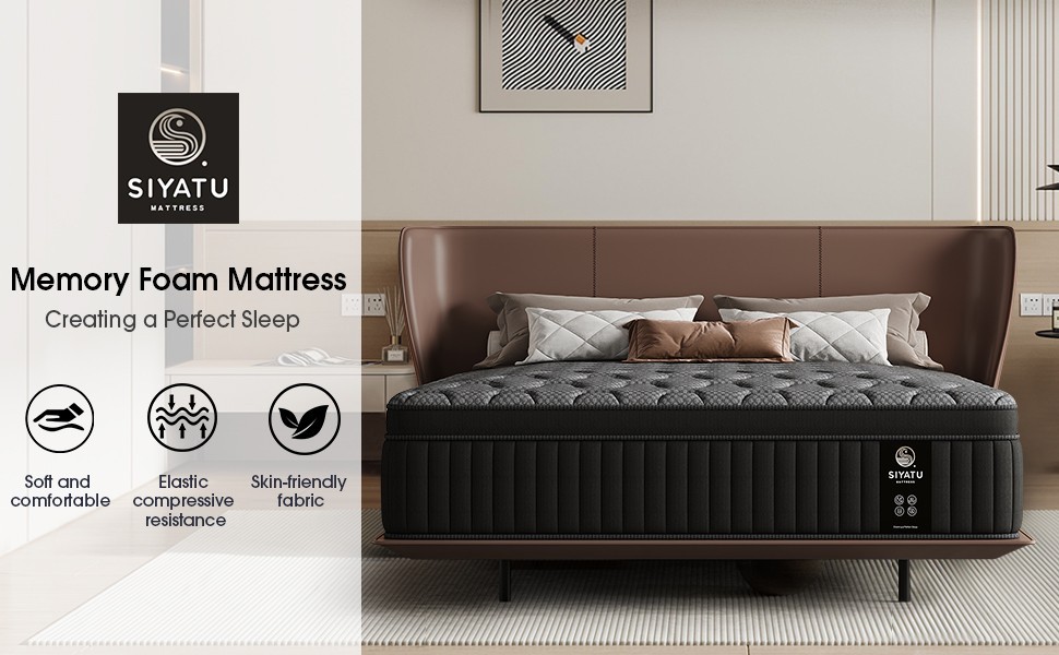 8″10″12″14 Twin Full Queen King Size Mattress in a Box Hybrid Spring Memory Foam