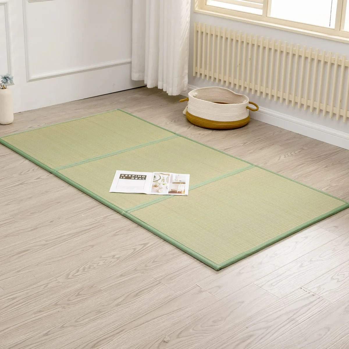 Tatami Mat (Twin 79″ x 39″ x 0.5″), Japanese Traditional Tatami Mattress#2117DY1