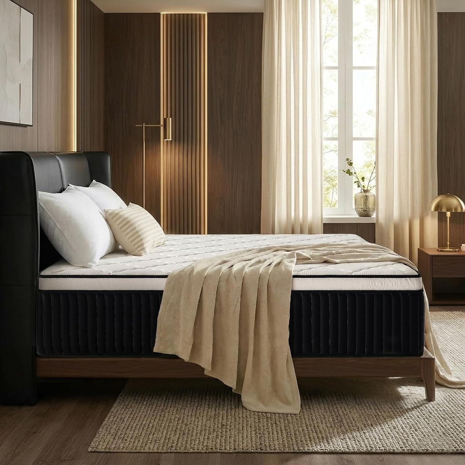 Mattress, Firm Mattress with Foam & Individually Wrapped Pocket