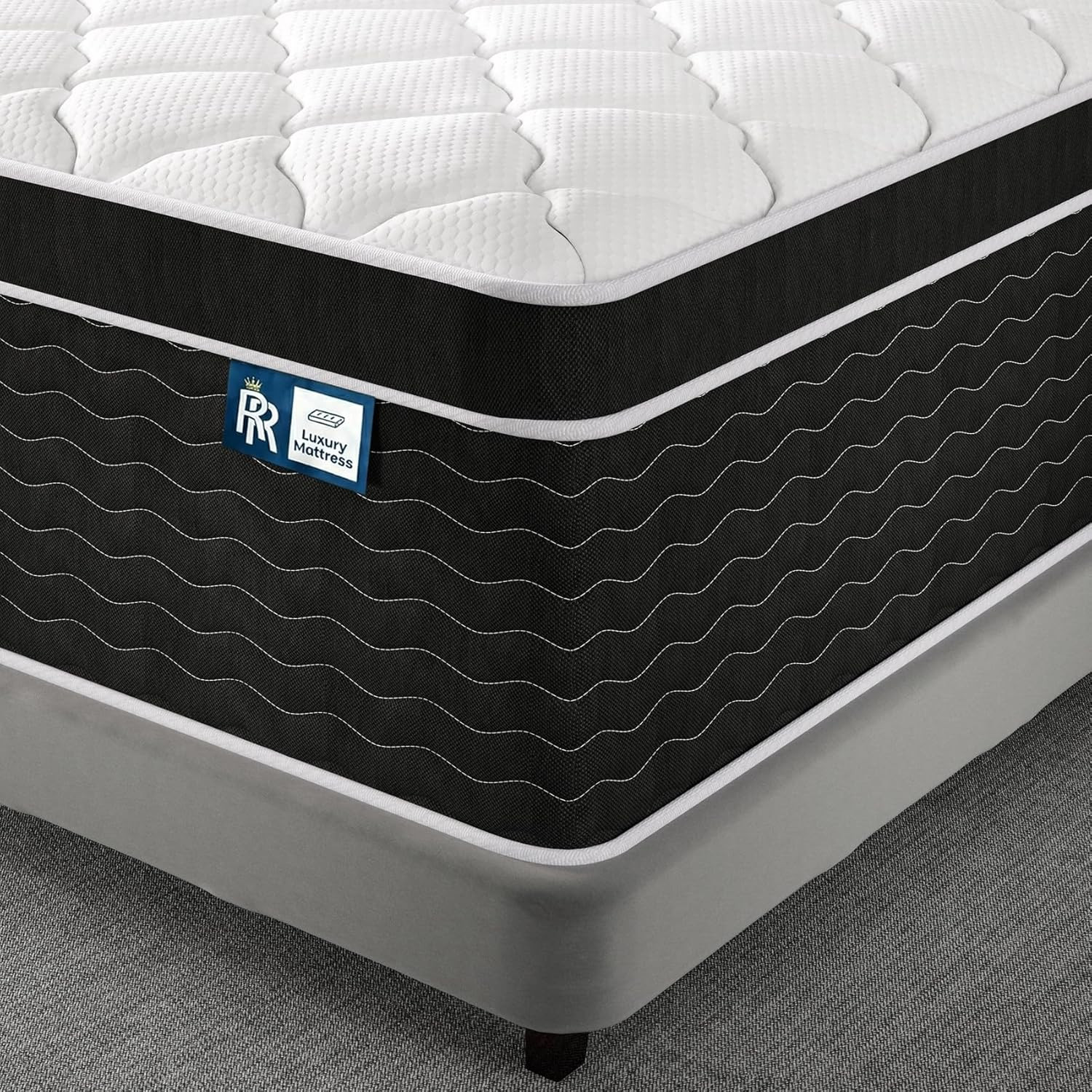 Ruoysun Luxury Twin Mattress 12 Inch, Hybrid Twin Size Mattress In A Box, Coolin