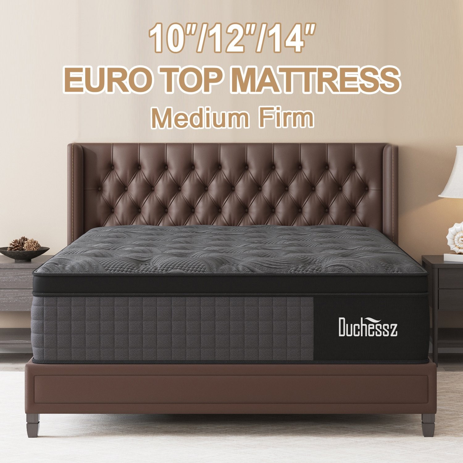 10″12″14″ Twin Full Queen King Size Mattress in a Box Hybrid Spring Memory Foam