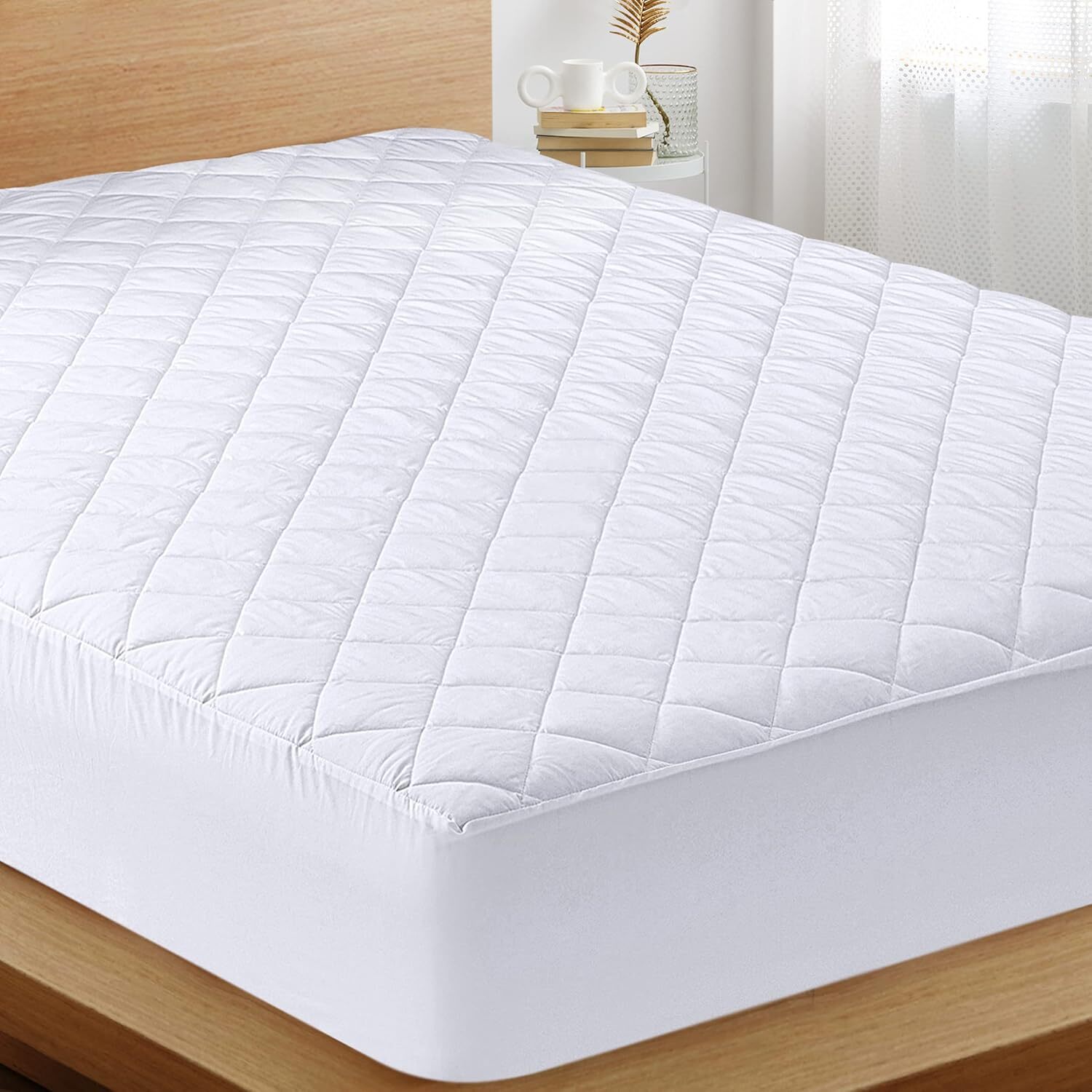 Colchon Espuma de Memoria Capa de Gel en Caja Queen Acolchado Mattress Protect