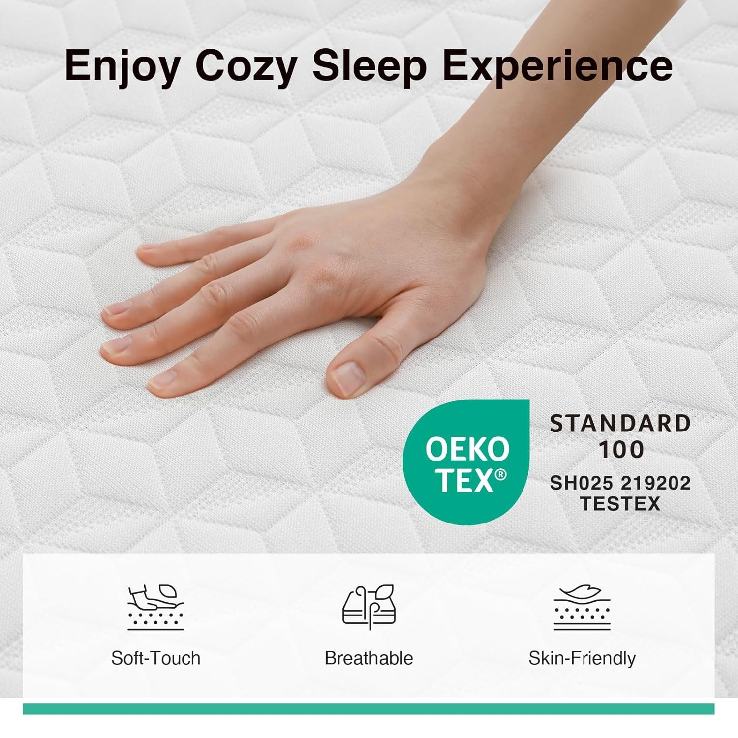 10 Inch Queen Mattress, Memory Foam Mattress Queen with Breathable Comfort La…