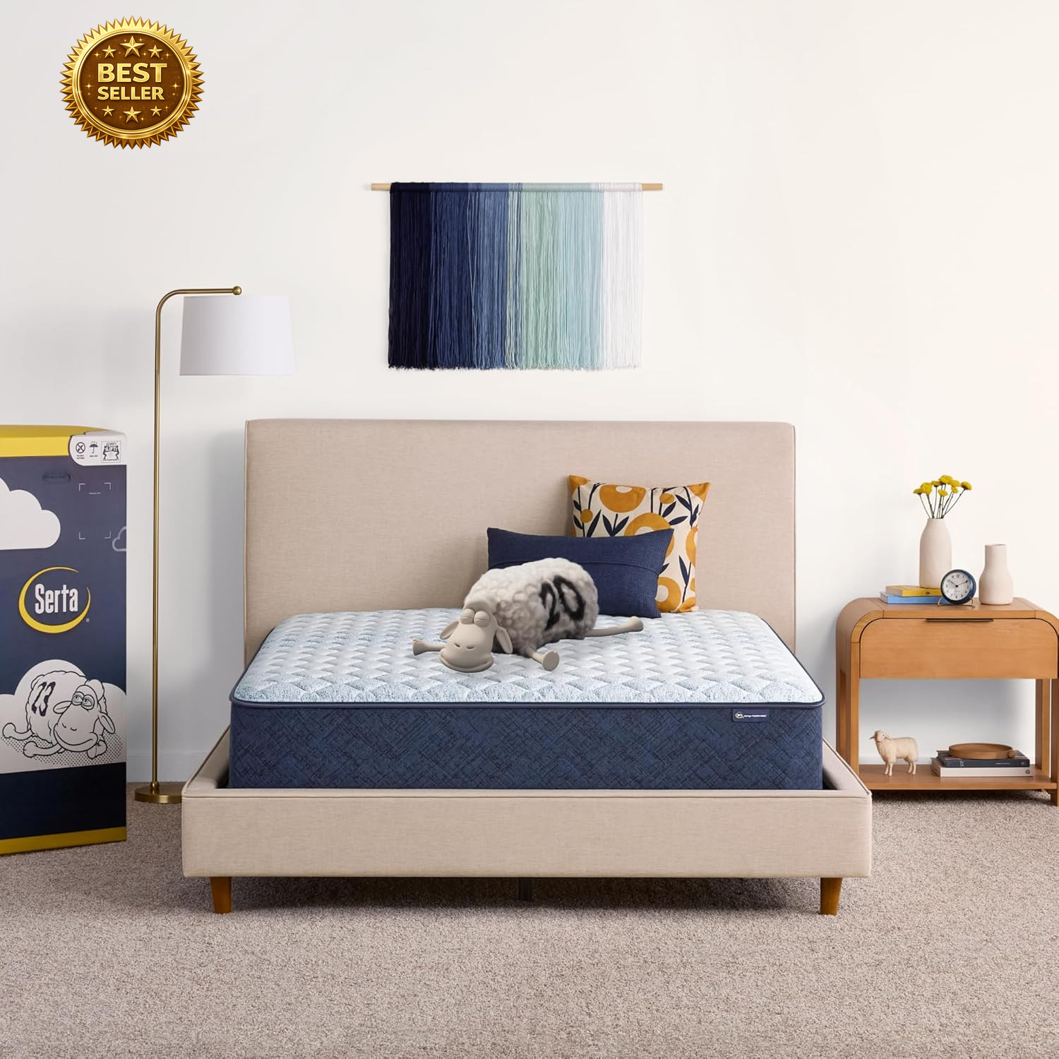 Sleeptrue Firm 11″ Twin Hybrid Mattress in a Box, Cooling Mattress, Breathable,