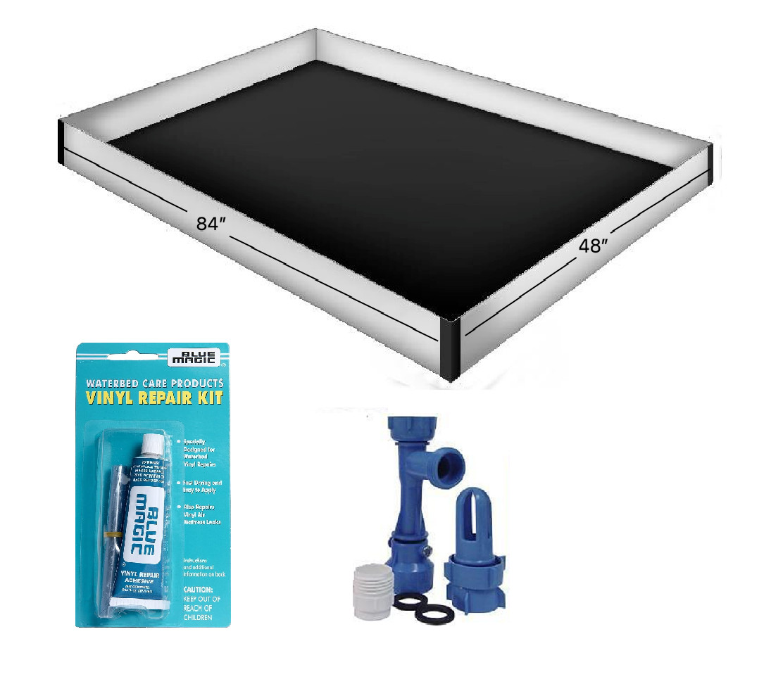 Super Single Semi Wave Waterbed Mattress – Heavy Duty Liner + Patch & Fill Drain