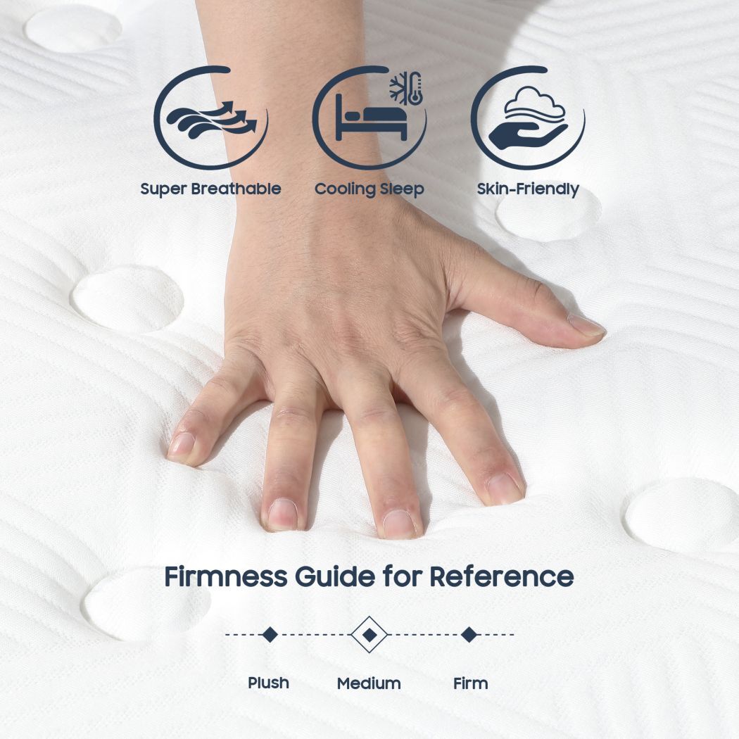 12 Inch Twin Full Queen King Hybrid Mattress in a Box, Innerspring Memory Foam